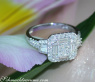 Precious Diamond Ring with Baguette & Princess Diamonds