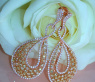 High-carat Earrings with Yellow & White Diamonds