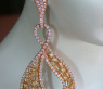 High-carat Earrings with Yellow & White Diamonds