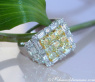 Luxurious White & Yellow Diamond Ring