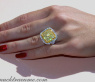 Exclusive Yellow & White Diamond Ring