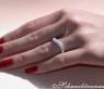 Curved Diamond Pavé Ring