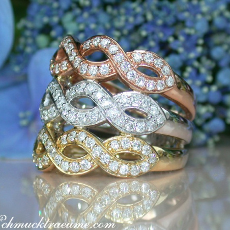 Three Diamond Rings in One