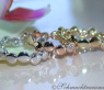 Three handsome stacking rings with diamonds