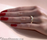 Brillanten Memory Ring in Gelbgold 585