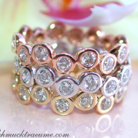 Timeless Diamond Eternity Ring in Rose gold