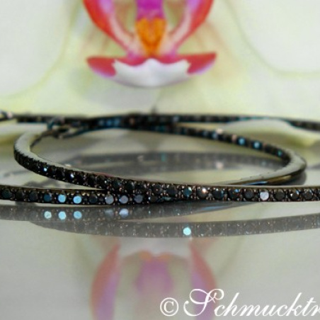 Striking Black Diamond Hoops (Ø 47 mm)