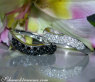 Curved Brown Diamond Pavé Ring