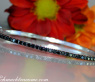 Timeless Bangle with Black Diamonds