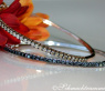 Timeless Bangle with Black Diamonds