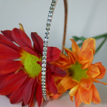 Timeless Bangle with Natural Brown Diamonds