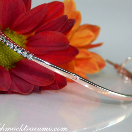 Timeless Bangle with Natural Brown Diamonds