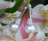 Extravagant Southsea Pearl Earrings with Diamonds