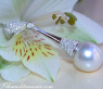 Extravagant Southsea Pearl Pendant with Diamonds in White gold