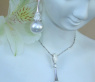 Extravagant Southsea Pearl Pendant with Diamonds in White gold
