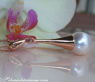 Extravagant Southsea Pearl Pendant with Diamonds in Rose gold