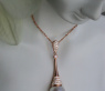 Extravagant Southsea Pearl Pendant with Diamonds in Rose gold