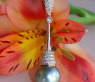 Extravagant Southsea Pearl Pendant with Diamonds