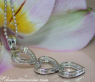 Delicate Heart Pendant with Brown, Black & White Diamonds
