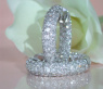 Stately Diamond Pavé Hoops (Ø 24 mm)