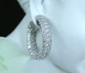 Stately Diamond Pavé Hoops (Ø 24 mm)