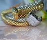 Stately "Cord" Bracelet with Diamonds