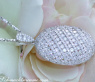 Glorious Diamond Pendant in White gold 18k