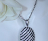 Glorious Black & White Diamond Pendant