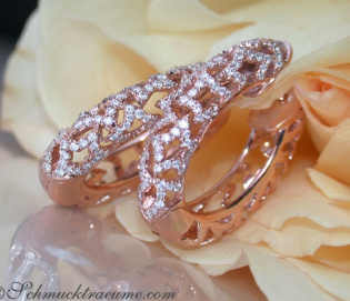 Exceptional Diamond Hoops (Star Design)