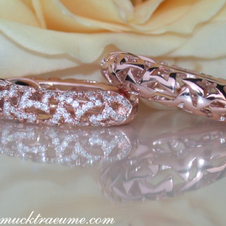 Exceptional Diamond Hoops (Star Design)