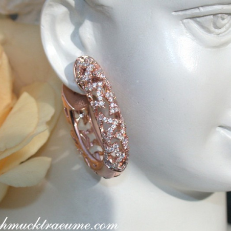 Exceptional Diamond Hoops (Star Design)