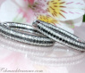 Extravagant Black & White Diamond Hoops