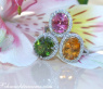 Feminine Tourmaline Ring with Diamonds