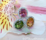 Feminine Tourmaline Ring with Diamonds