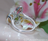 Feminine Tourmaline Ring with Diamonds