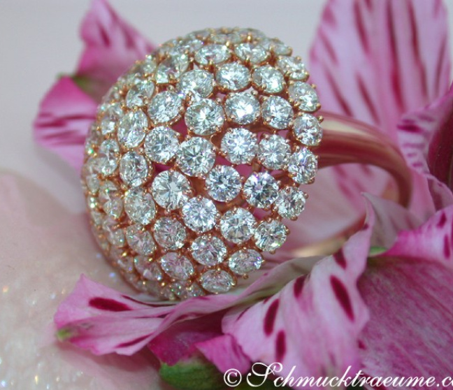 Unique Diamond "Mushroom" Style Ring Unique Diamond "Mushroom" Style Ring