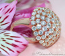 Unique Diamond "Mushroom" Style Ring