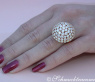 Unique Diamond "Mushroom" Style Ring