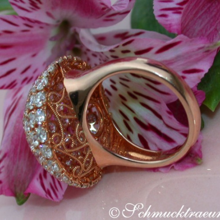 Unique Diamond "Mushroom" Style Ring