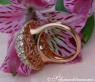 Unique Diamond "Mushroom" Style Ring
