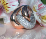 Verschlungener Brillanten Ring