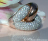 Verschlungener Brillanten Ring