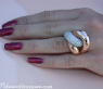 Verschlungener Brillanten Ring
