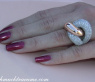 Verschlungener Brillanten Ring