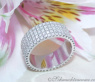 Extra Flat Diamond Eternity Ring in White gold 18k