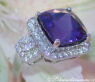 AAA Tansanit Ring mit Brillanten