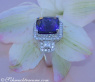 AAA Tansanit Ring mit Brillanten