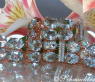 Stately Aquamarine Bracelet with Diamonds
