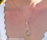 High Carat Pendant with Yellow & White Diamonds