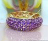 Elegant Amethyst Pavéring